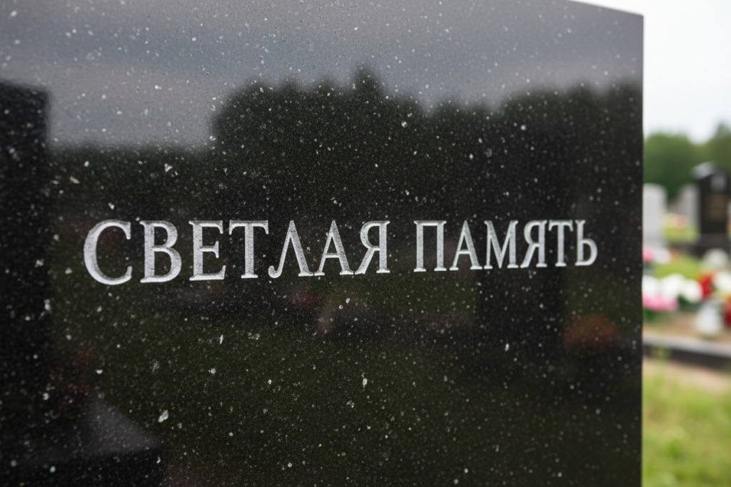 Эпитафии и гравировка на памятнике