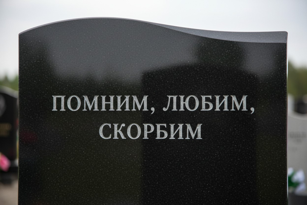 Нанесение эпитафий и гравировки на памятник